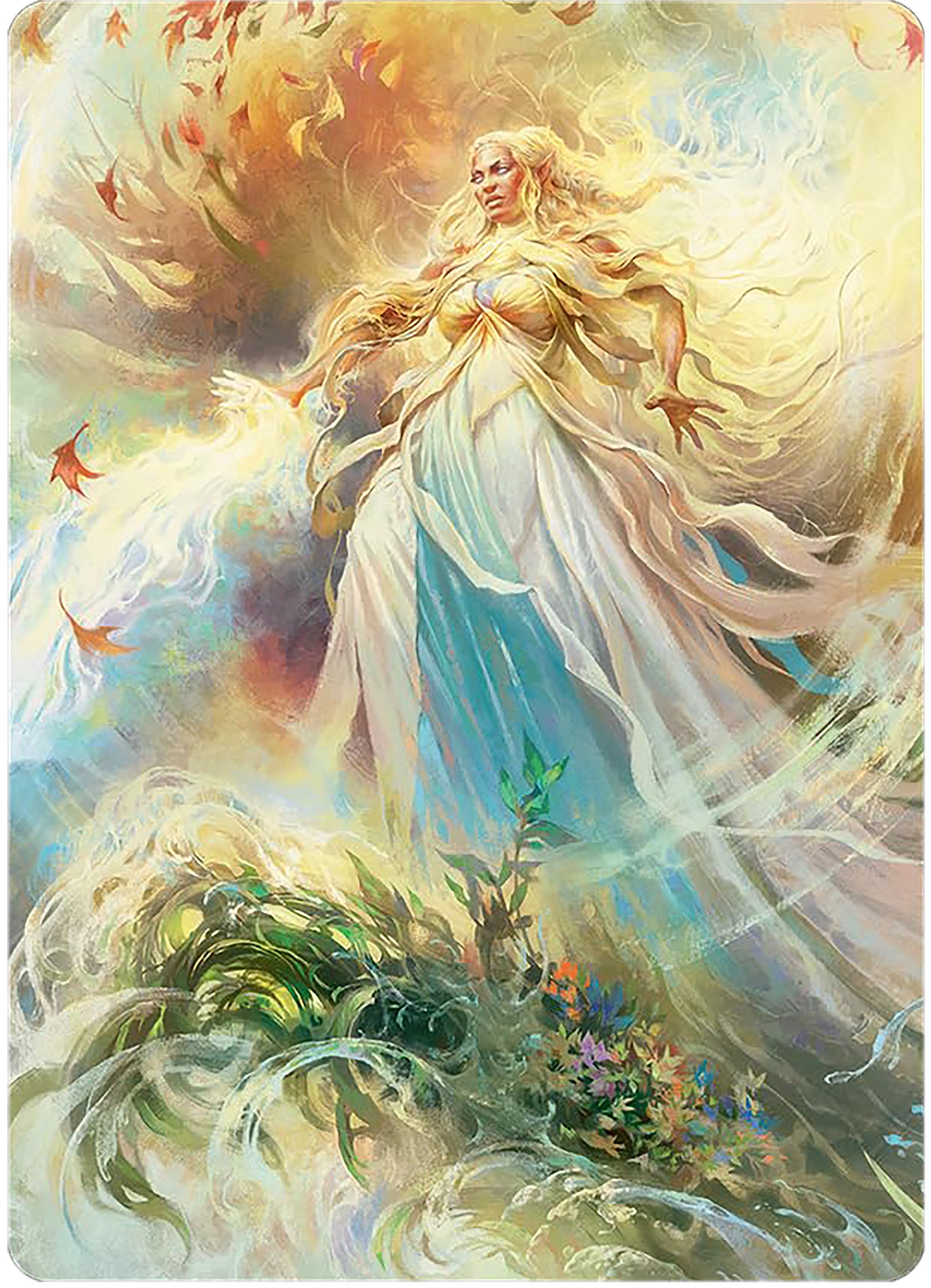 Galadriel, Light of Valinor Art Card [The Lord of the Rings: Tales of Middle-earth Art Series] | Arkham Games and Comics