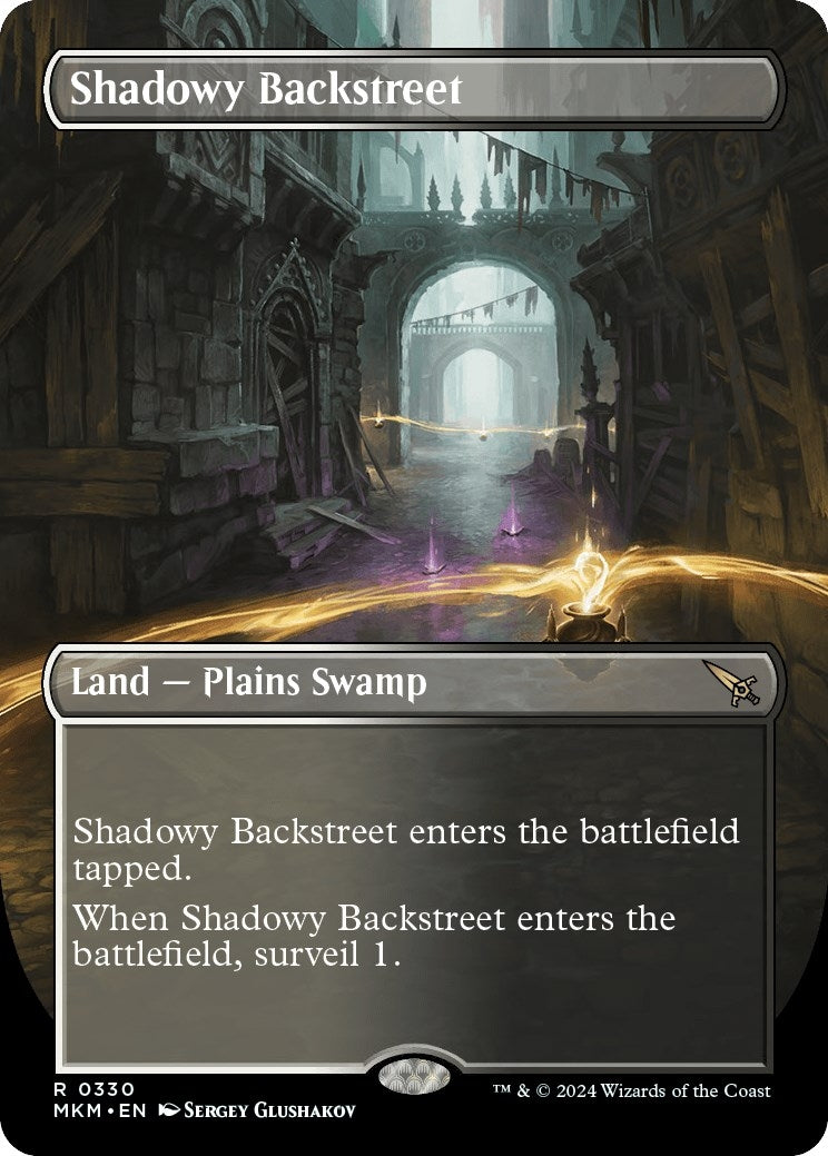 Shadowy Backstreet (Borderless) (330) [MKM] | Arkham Games and Comics