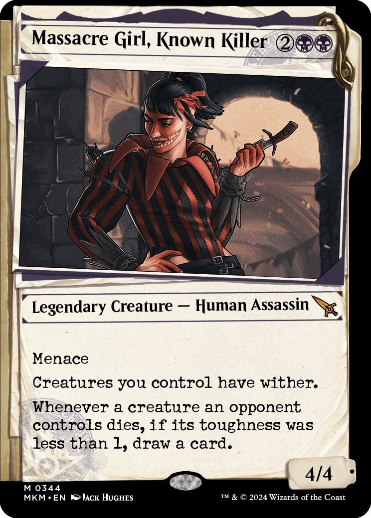 Massacre Girl, Known Killer (Showcase) (344) [MKM] | Arkham Games and Comics