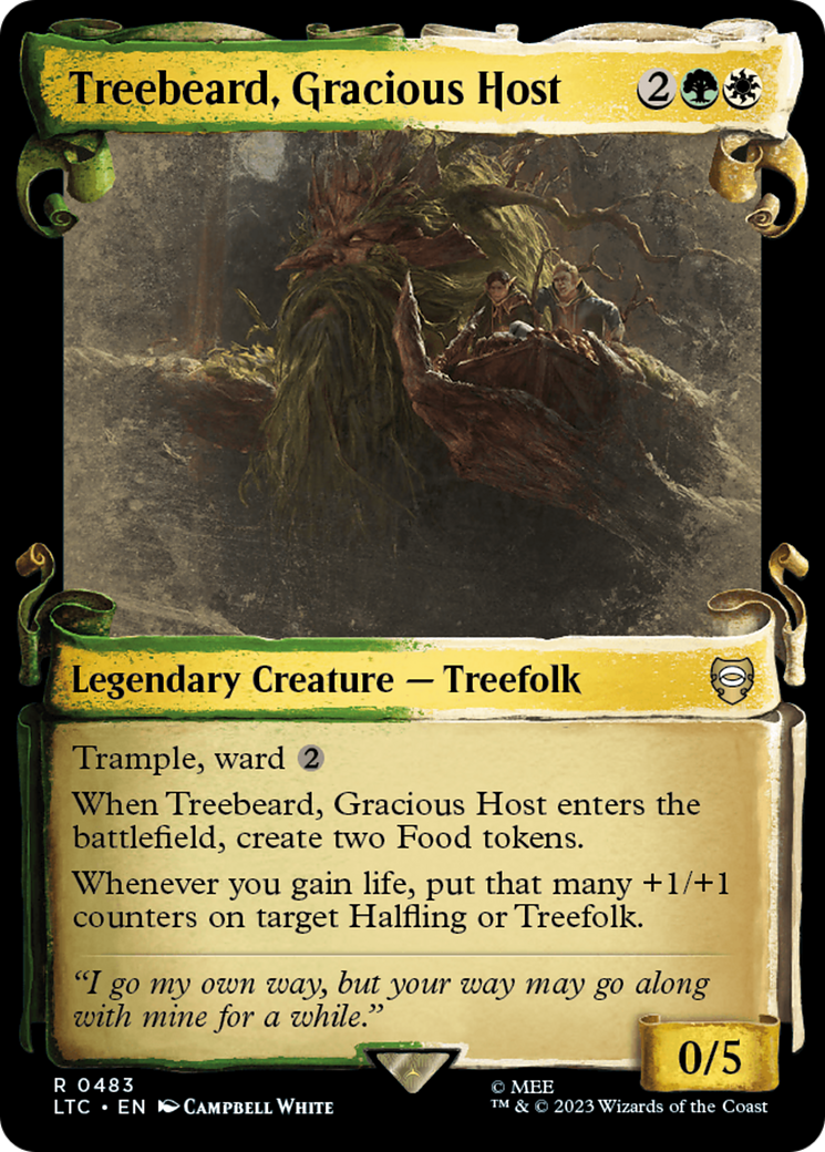 Treebeard, Gracious Host [The Lord of the Rings: Tales of Middle-Earth Commander Showcase Scrolls] | Arkham Games and Comics