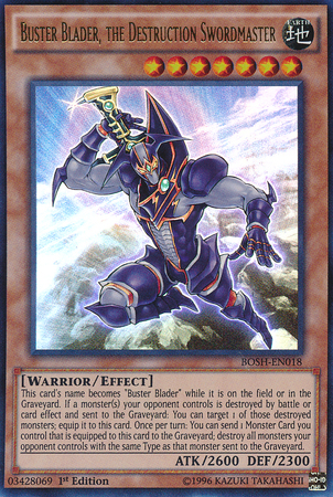 Buster Blader, the Destruction Swordmaster [BOSH-EN018] Ultra Rare | Arkham Games and Comics