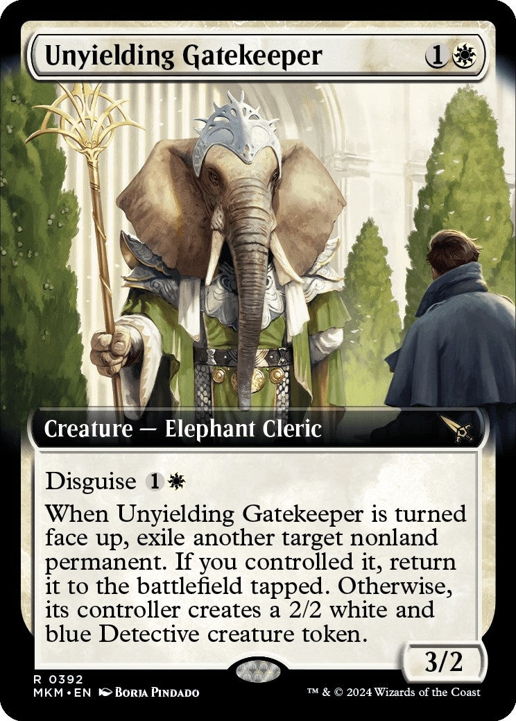 Unyielding Gatekeeper (Extended Art) (392) [MKM] | Arkham Games and Comics