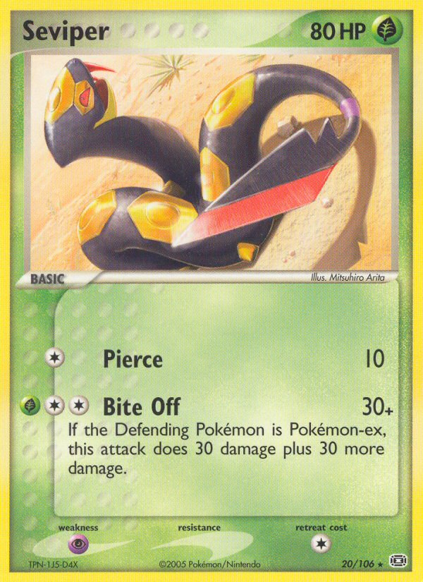 Seviper (20/106) [EX: Emerald] | Arkham Games and Comics