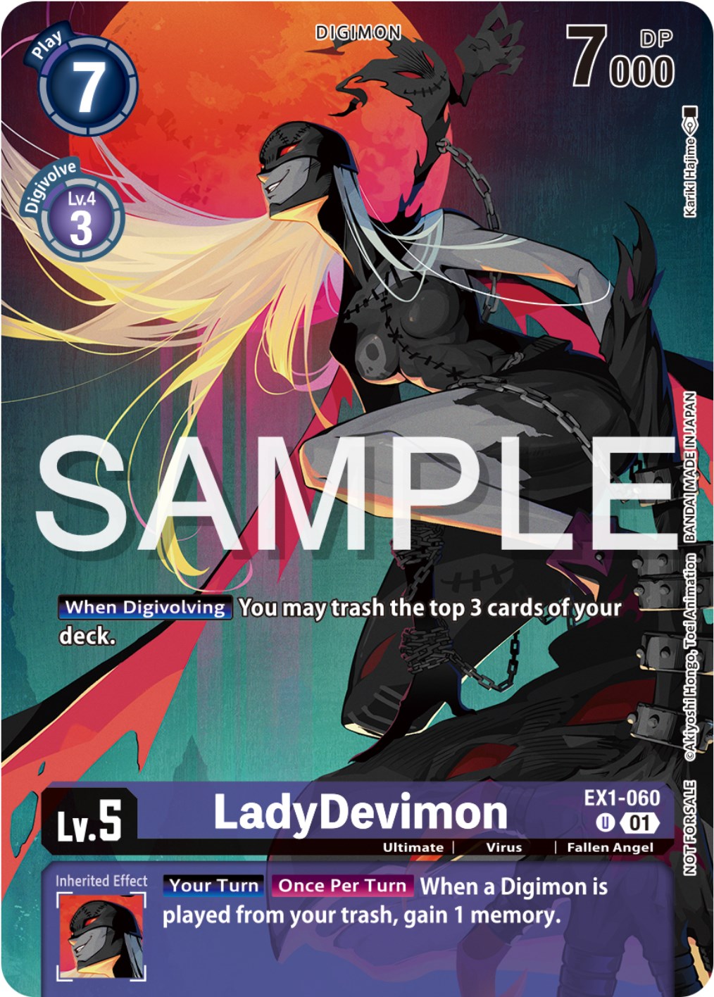 LadyDevimon [EX1-060] (Digimon Illustration Competition Pack 2023) [Classic Collection Promos] | Arkham Games and Comics