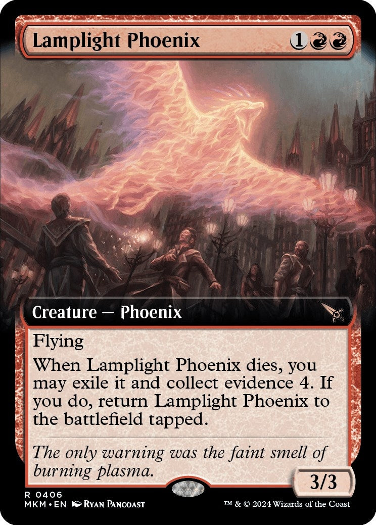 Lamplight Phoenix (Extended Art) (406) [MKM] | Arkham Games and Comics