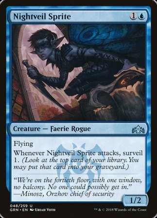 Nightveil Sprite [Guilds of Ravnica] | Arkham Games and Comics