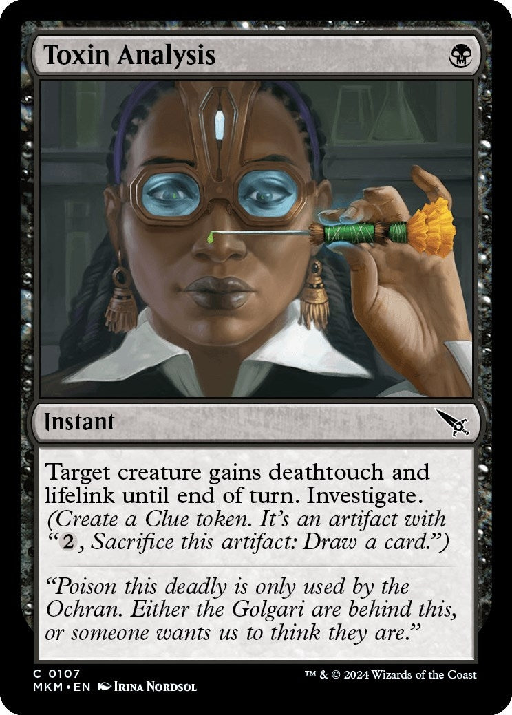 Toxin Analysis (107) [MKM] | Arkham Games and Comics