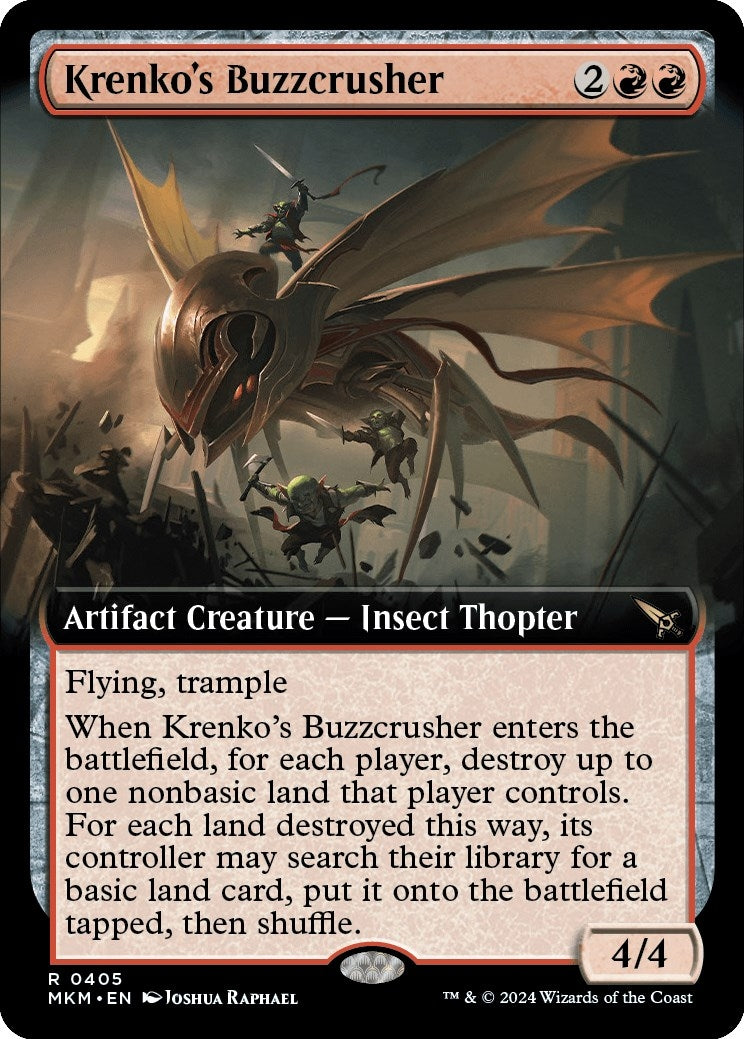 Krenko's Buzzcrusher (Extended Art) (405) [MKM] | Arkham Games and Comics