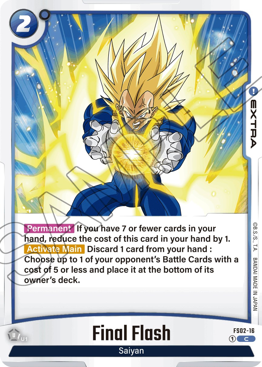 Final Flash [Starter Deck: Vegeta] | Arkham Games and Comics