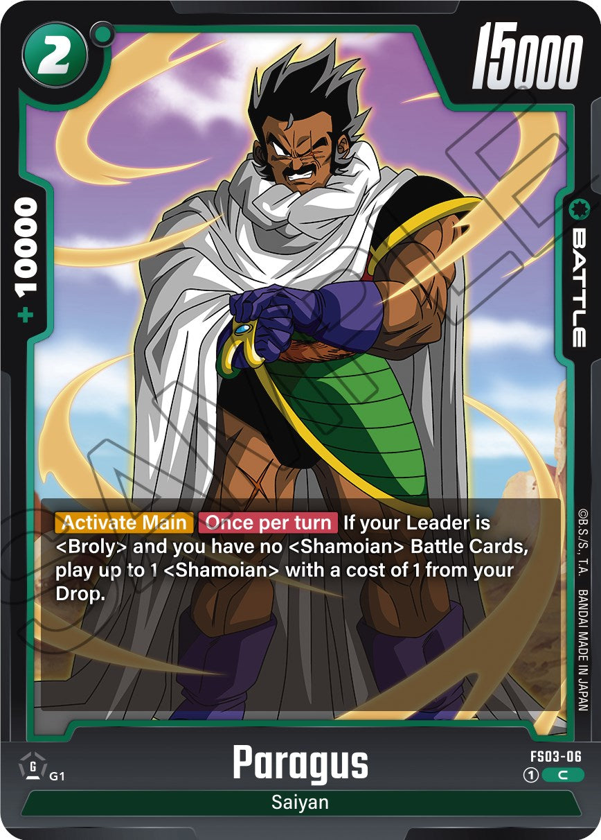 Paragus (FS03-06) [Starter Deck: Broly] | Arkham Games and Comics