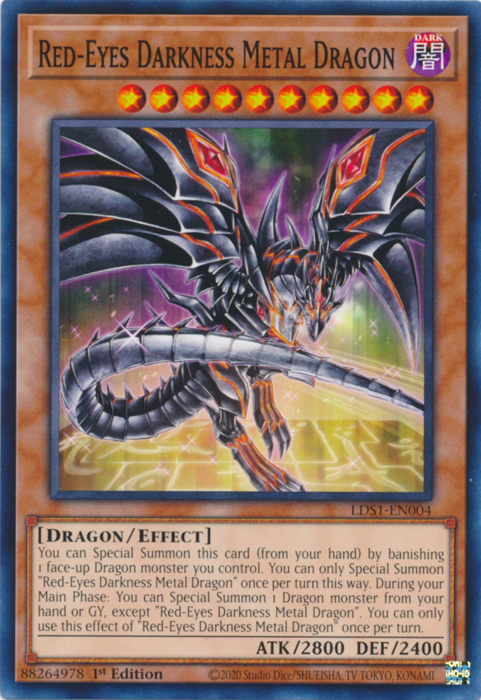 Red-Eyes Darkness Metal Dragon [LDS1-EN004] Common | Arkham Games and Comics