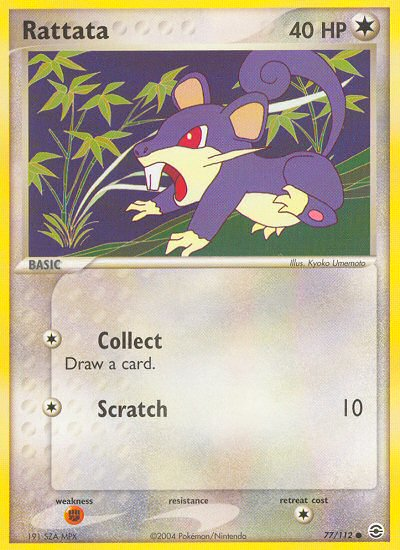 Rattata (77/112) [EX: FireRed & LeafGreen] | Arkham Games and Comics