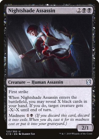 Nightshade Assassin [Commander 2019] | Arkham Games and Comics