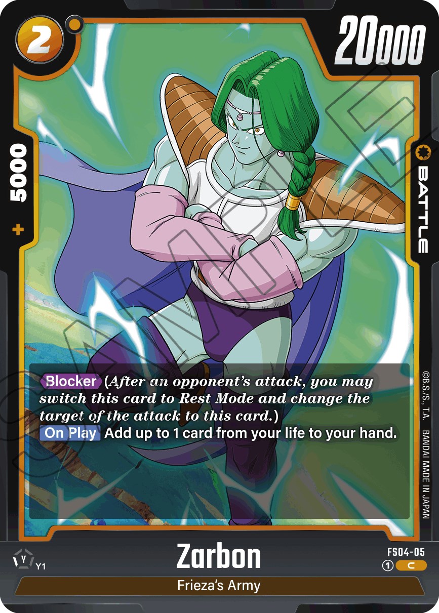 Zarbon [Starter Deck: Frieza] | Arkham Games and Comics