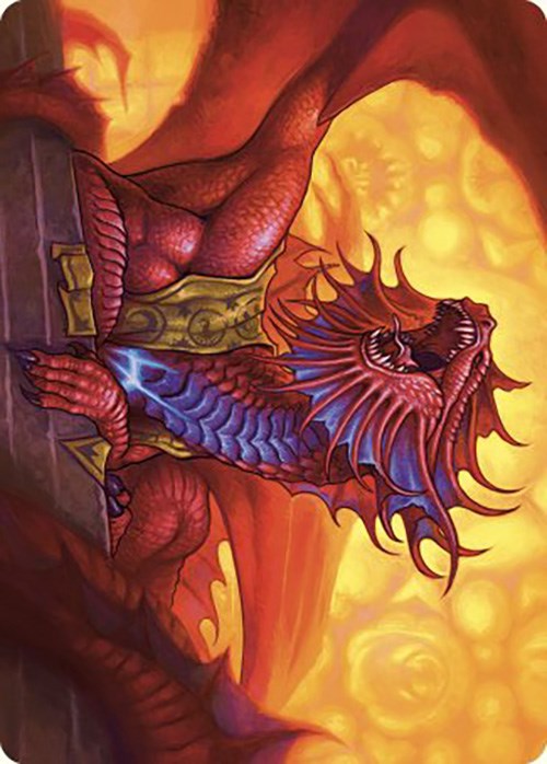 Niv-Mizzet, Guildpact Art Card (44/49) [Murders at Karlov Manor Art Series] | Arkham Games and Comics
