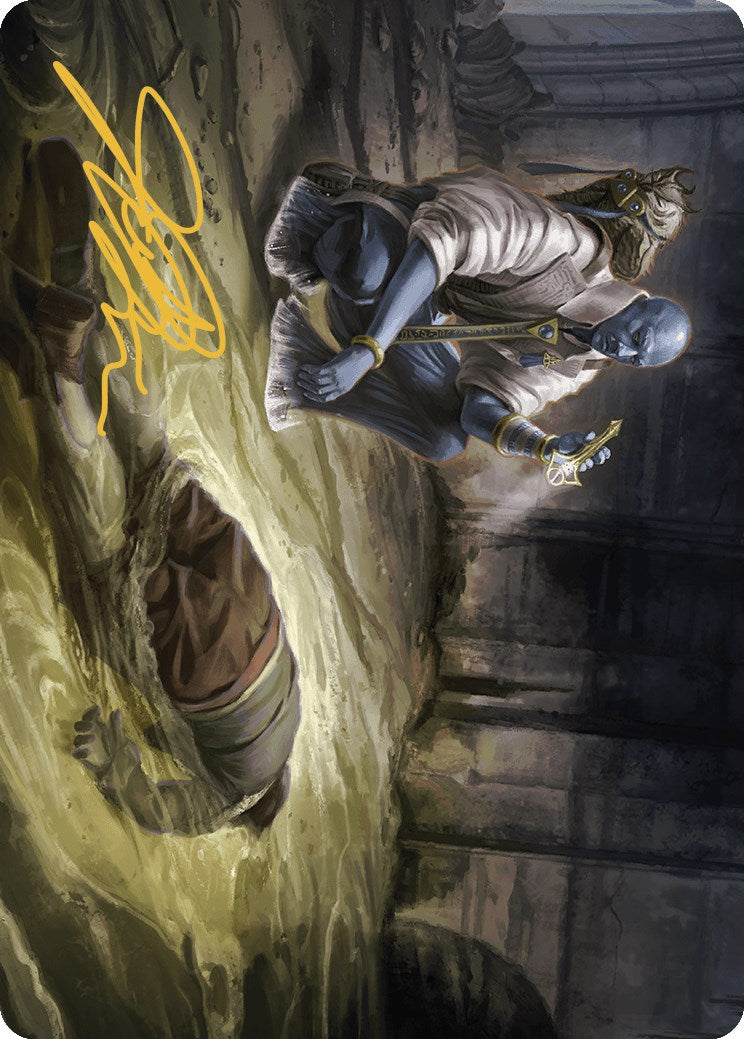 Drag the Canal Art Card (Gold-Stamped Signature) [Murders at Karlov Manor Art Series] | Arkham Games and Comics