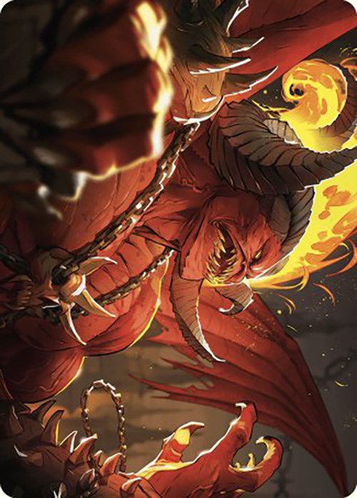 Rakdos, Patron of Chaos Art Card (45/49) [Murders at Karlov Manor Art Series] | Arkham Games and Comics