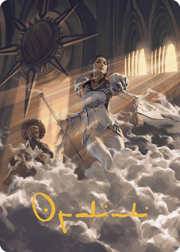 Call a Surprise Witness Art Card (Gold-Stamped Signature) [Murders at Karlov Manor Art Series] | Arkham Games and Comics