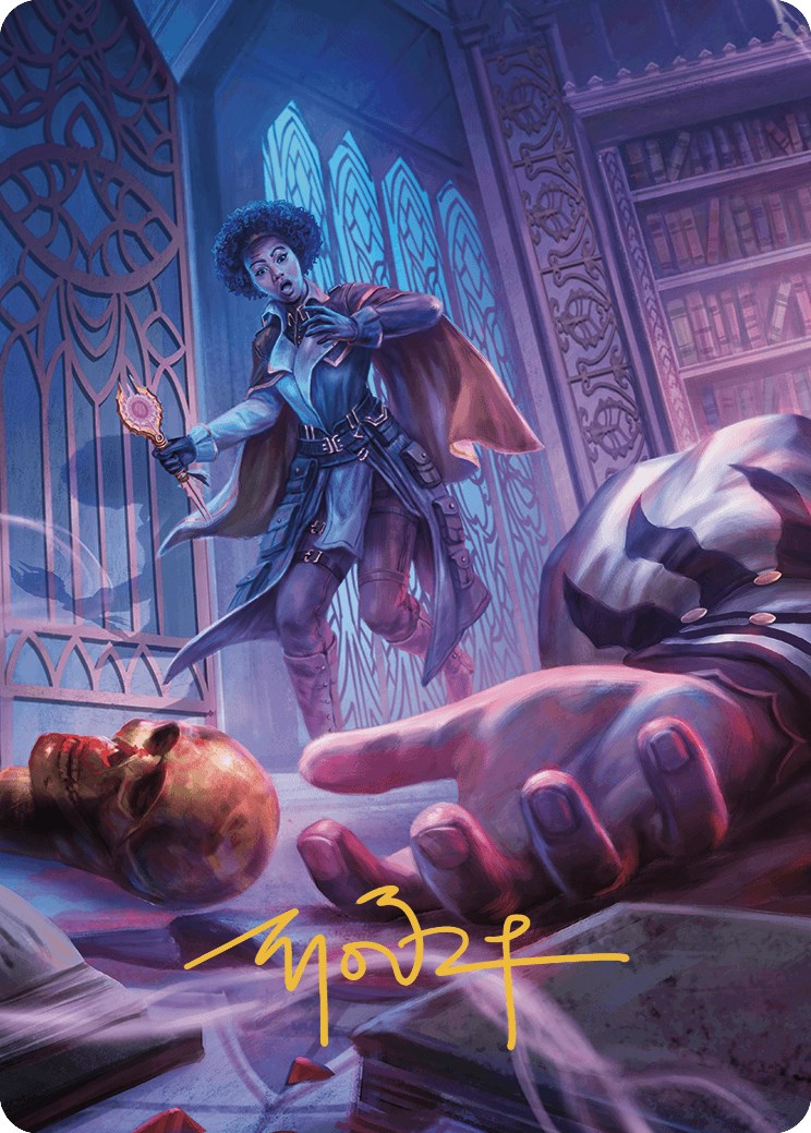 Deadly Complication Art Card (Gold-Stamped Signature) [Murders at Karlov Manor Art Series] | Arkham Games and Comics