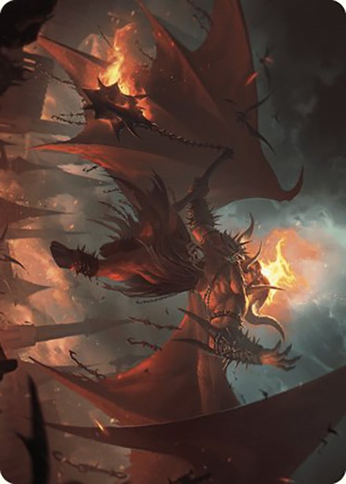 Rakdos, Patron of Chaos Art Card (22/49) [Murders at Karlov Manor Art Series] | Arkham Games and Comics