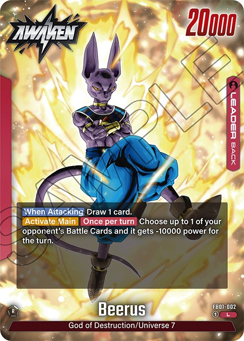 Beerus (FB01-002) [Awakened Pulse] | Arkham Games and Comics