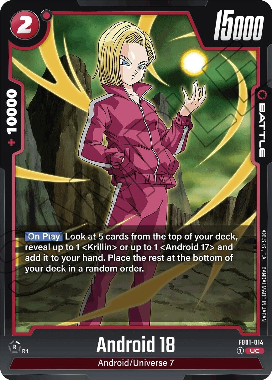 Android 18 (FB01-014) [Awakened Pulse] | Arkham Games and Comics