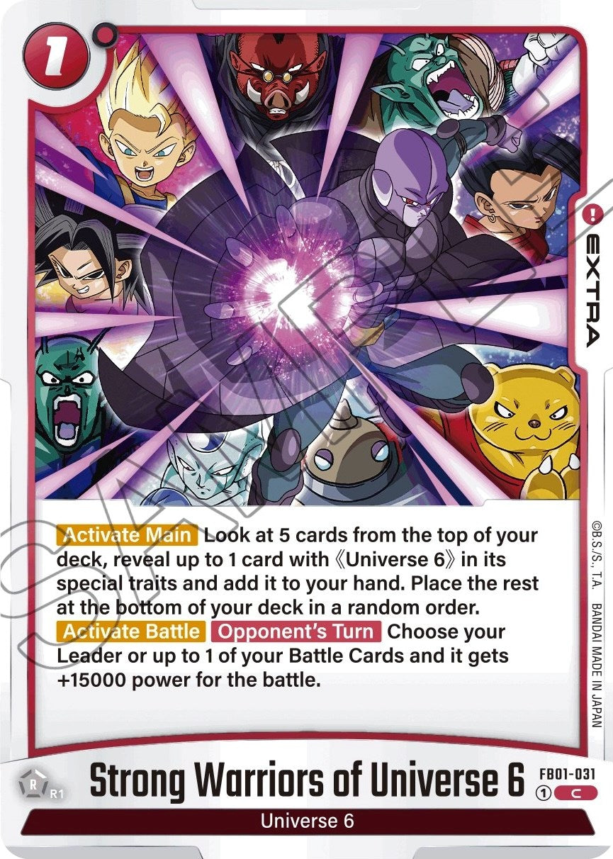 Strong Warriors of Universe 6 [Awakened Pulse] | Arkham Games and Comics