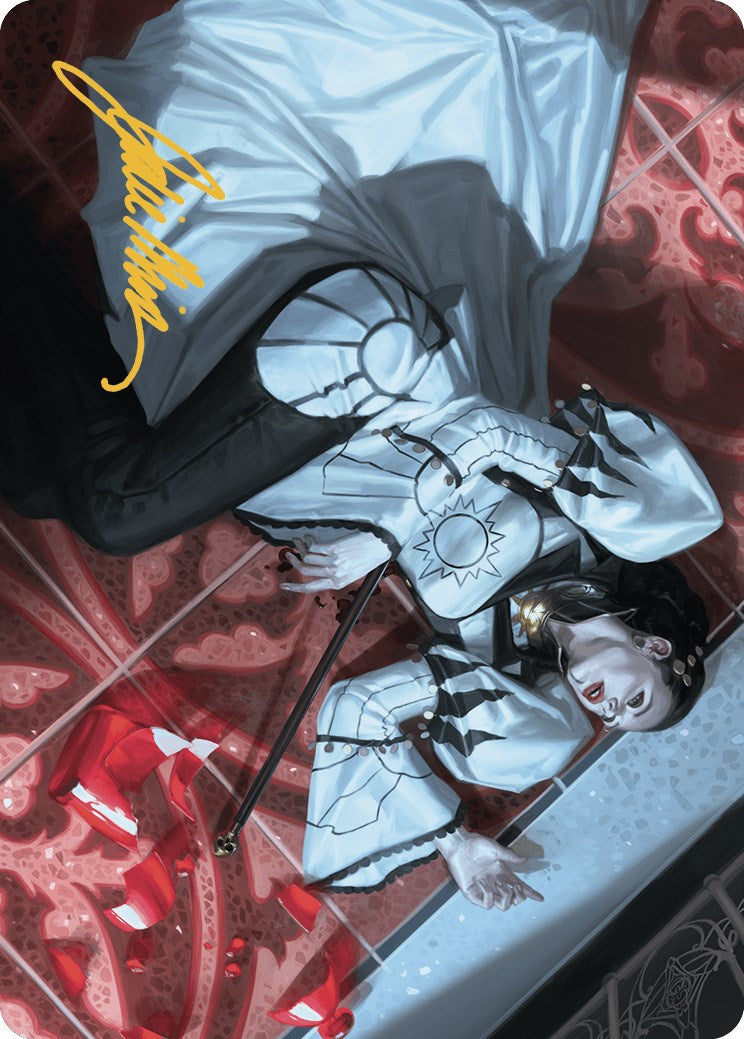 Deadly Complication Art Card (18/49) (Gold-Stamped Signature) [Murders at Karlov Manor Art Series] | Arkham Games and Comics