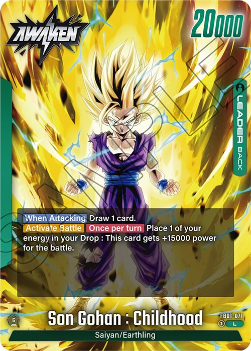 Son Gohan : Childhood (FB01-071) [Awakened Pulse] | Arkham Games and Comics