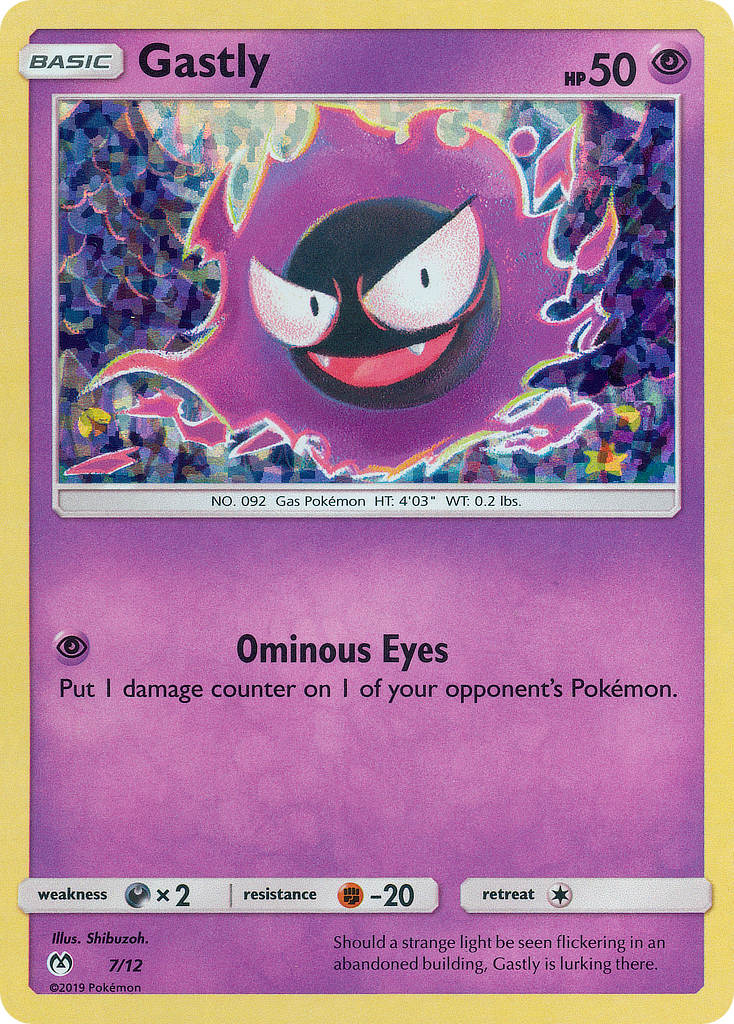 Gastly (7/12) [McDonald's Promos: 2019 Collection] | Arkham Games and Comics