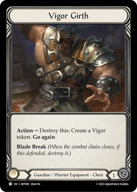 Vigor Girth [BET005] (Heavy Hitters Betsy Blitz Deck) | Arkham Games and Comics