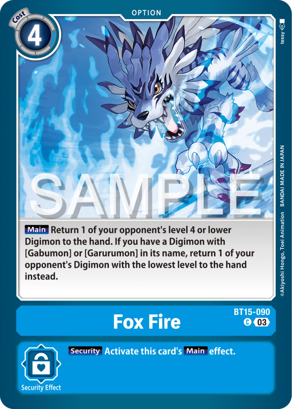 Fox Fire [BT15-090] [Exceed Apocalypse] | Arkham Games and Comics