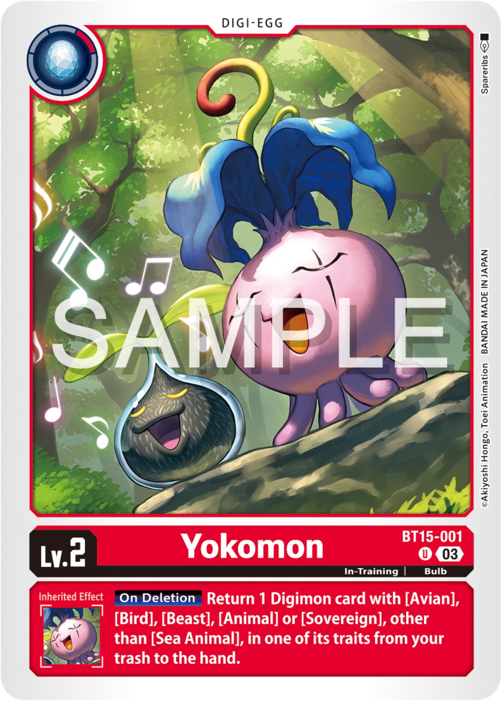 Yokomon [BT15-001] [Exceed Apocalypse] | Arkham Games and Comics