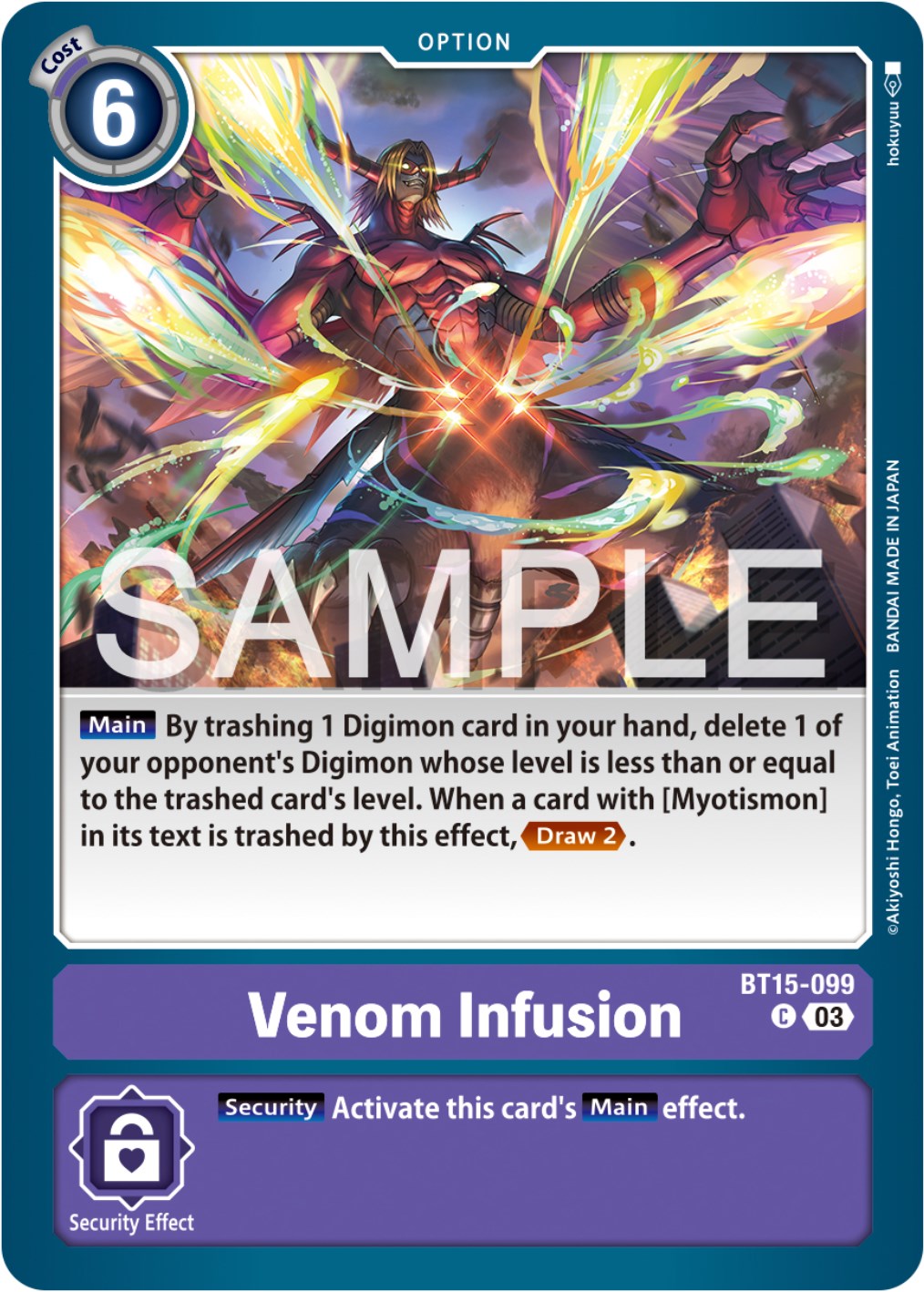 Venom Infusion [BT15-099] [Exceed Apocalypse] | Arkham Games and Comics