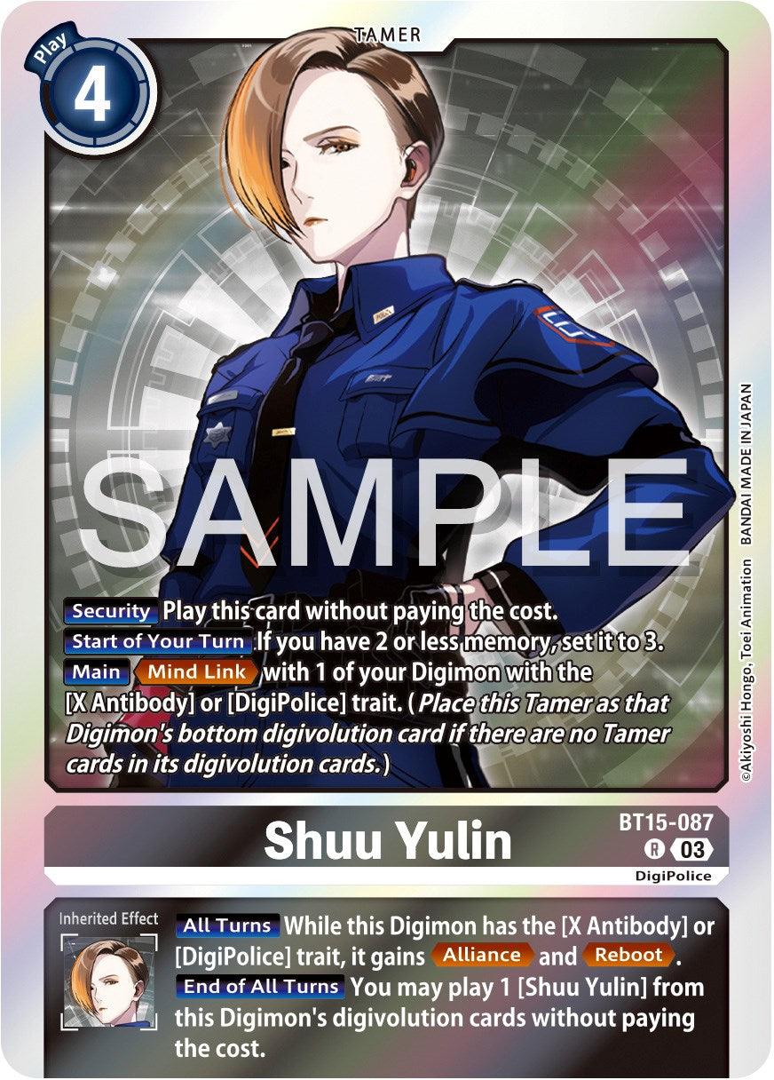 Shuu Yulin [BT15-087] [Exceed Apocalypse] | Arkham Games and Comics