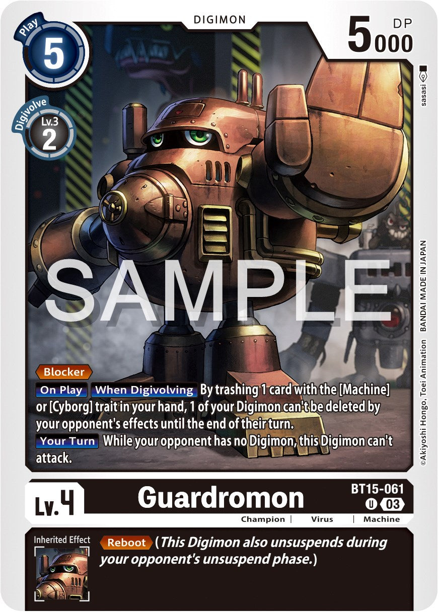 Guardromon [BT15-061] [Exceed Apocalypse] | Arkham Games and Comics