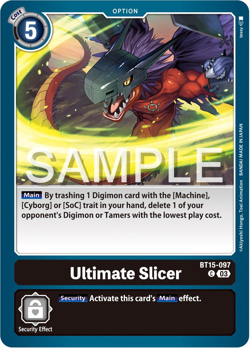 Ultimate Slicer [BT15-097] [Exceed Apocalypse] | Arkham Games and Comics