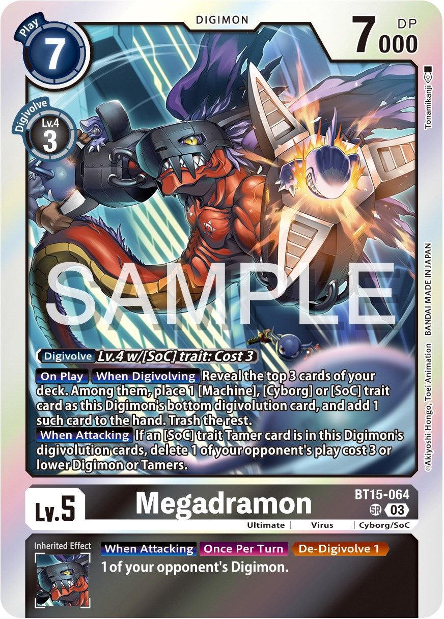 Megadramon [BT15-064] [Exceed Apocalypse] | Arkham Games and Comics