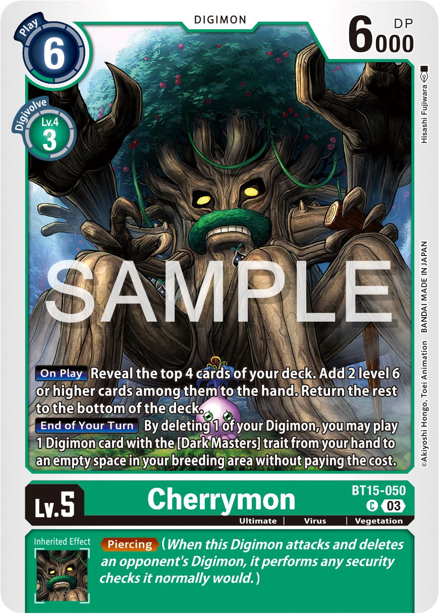 Cherrymon [BT15-050] [Exceed Apocalypse] | Arkham Games and Comics