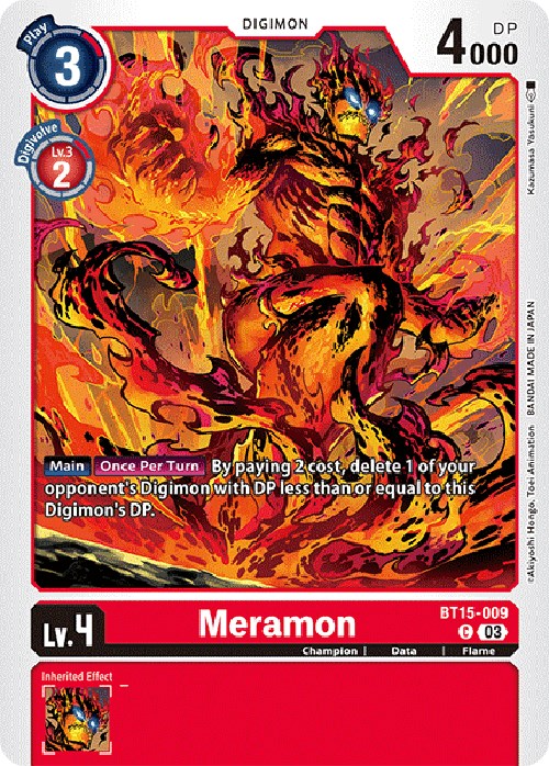 Meramon [BT15-009] [Exceed Apocalypse] | Arkham Games and Comics