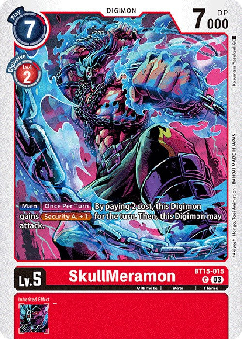 SkullMeramon [BT15-015] [Exceed Apocalypse] | Arkham Games and Comics