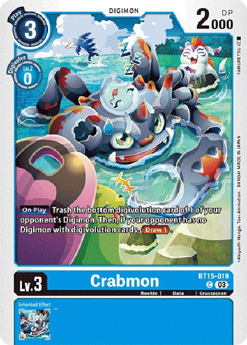 Crabmon [BT15-019] [Exceed Apocalypse] | Arkham Games and Comics