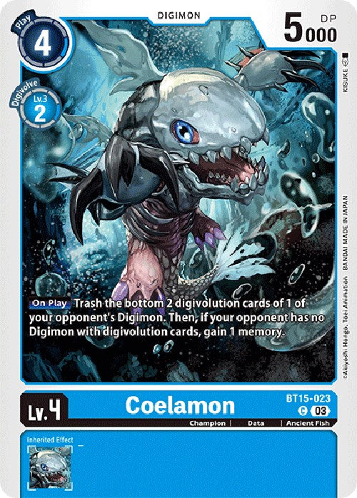 Coelamon [BT15-023] [Exceed Apocalypse] | Arkham Games and Comics