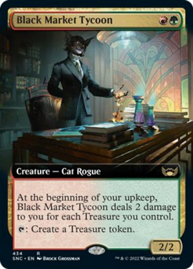 Black Market Tycoon (Extended Art) [Streets of New Capenna] | Arkham Games and Comics