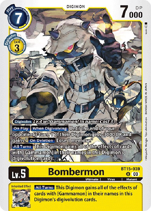 Bombermon [BT15-039] [Exceed Apocalypse] | Arkham Games and Comics