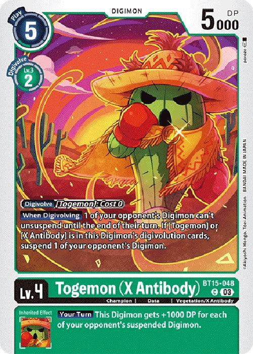 Togemon [BT15-048] (X Antibody) [Exceed Apocalypse] | Arkham Games and Comics