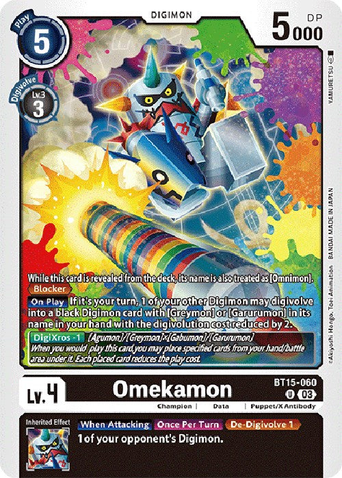 Omekamon [BT15-060] [Exceed Apocalypse] | Arkham Games and Comics