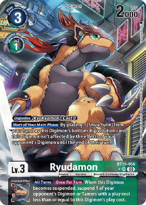 Ryudamon [BT15-056] (Alternate Art) [Exceed Apocalypse] | Arkham Games and Comics