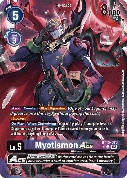 Myotismon Ace [BT15-076] (Alternate Art) [Exceed Apocalypse] | Arkham Games and Comics