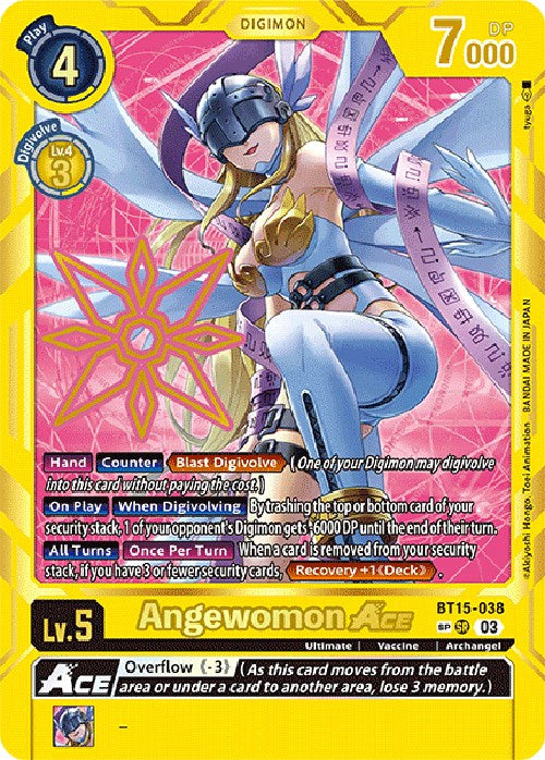 Angewomon Ace (Special Rare) [BT15-038] [Exceed Apocalypse] | Arkham Games and Comics